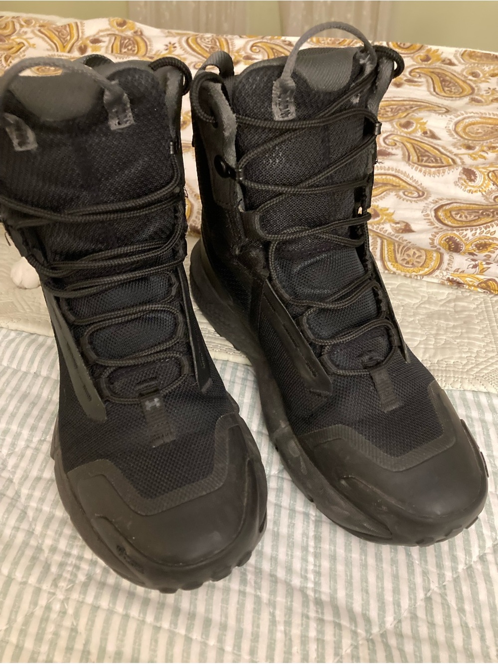 Under Armour Charged Valsetz Tactical Boots lightweight Black